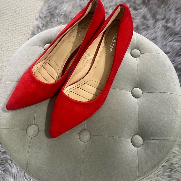 Red Classic Pump Heels - Picture 6 of 8